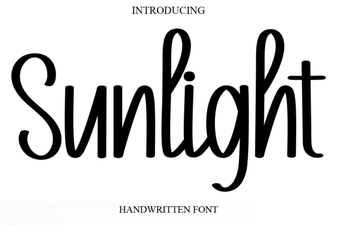 Sunlight Font: Bright and Warm Typography for Creative Designs