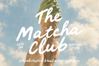 The Matcha Club Font - Elegant Script Font for Creative Projects